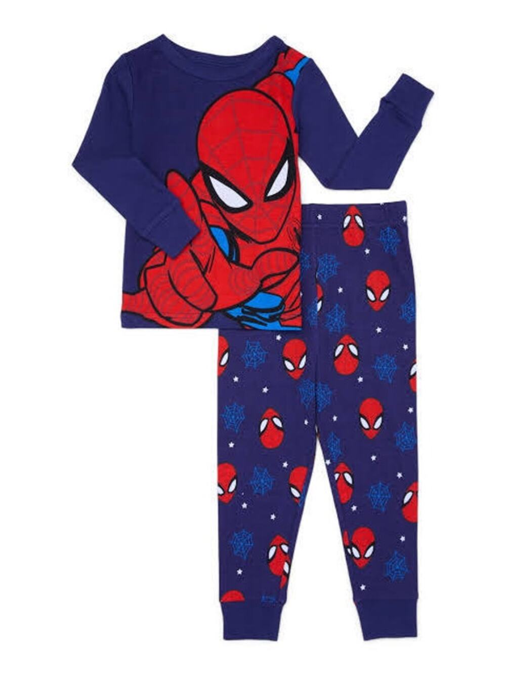 Marvel Spider-Man Character Toddler 2-Piece Pajama Set, Size 3T